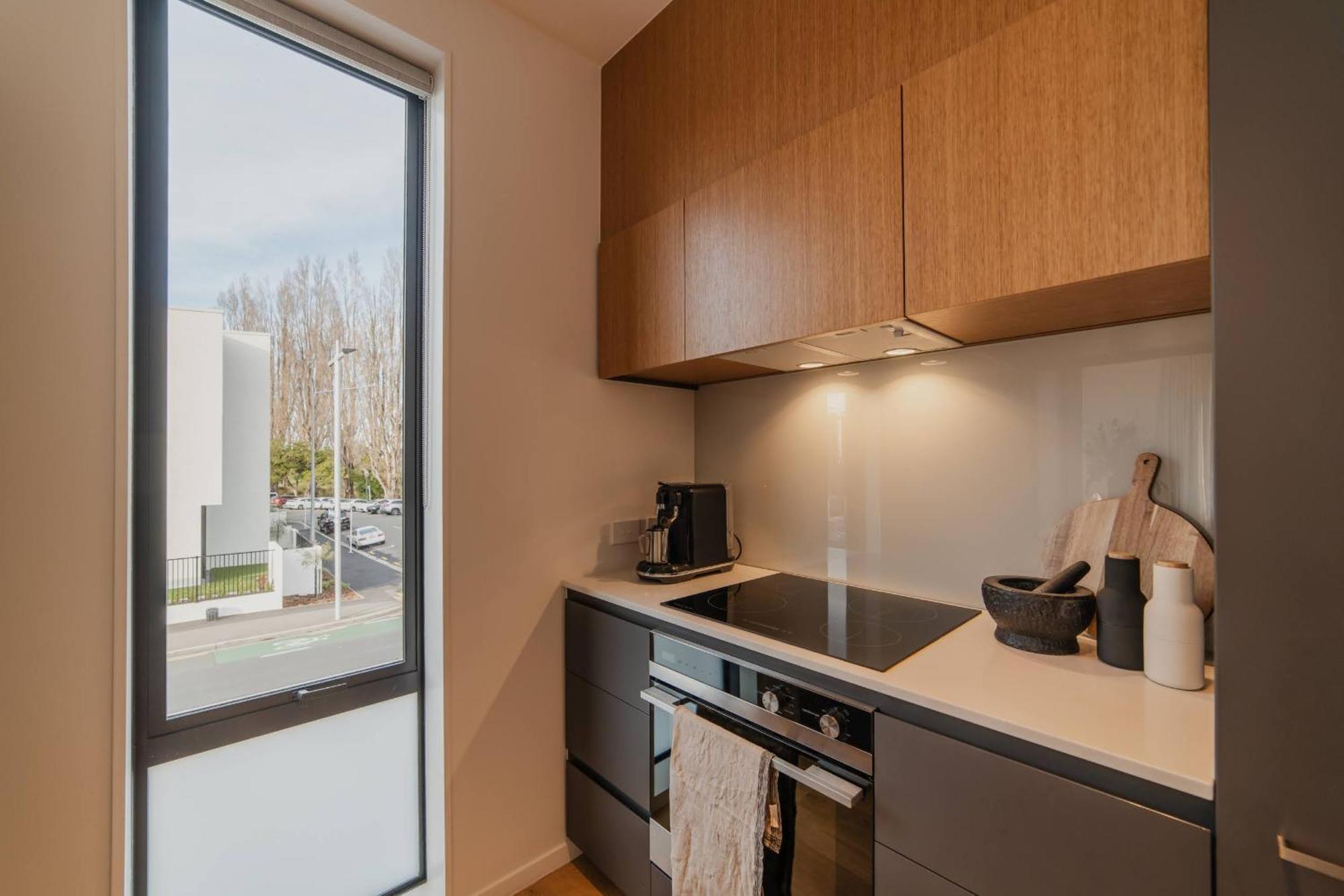 Villa Chic And Contemporary Living At Cambridge Terrace Christchurch Exterior foto